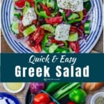 pin image 4 for Greek salad recipe