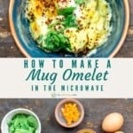 pin image 3 for how to make a mug omelet in the microwave