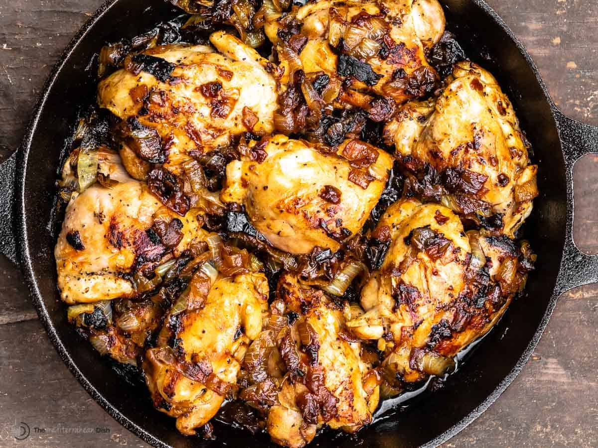 5Ingredient Skillet Onion Chicken The Mediterranean Dish