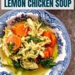 pin image 1 for turmeric lemon chicken soup