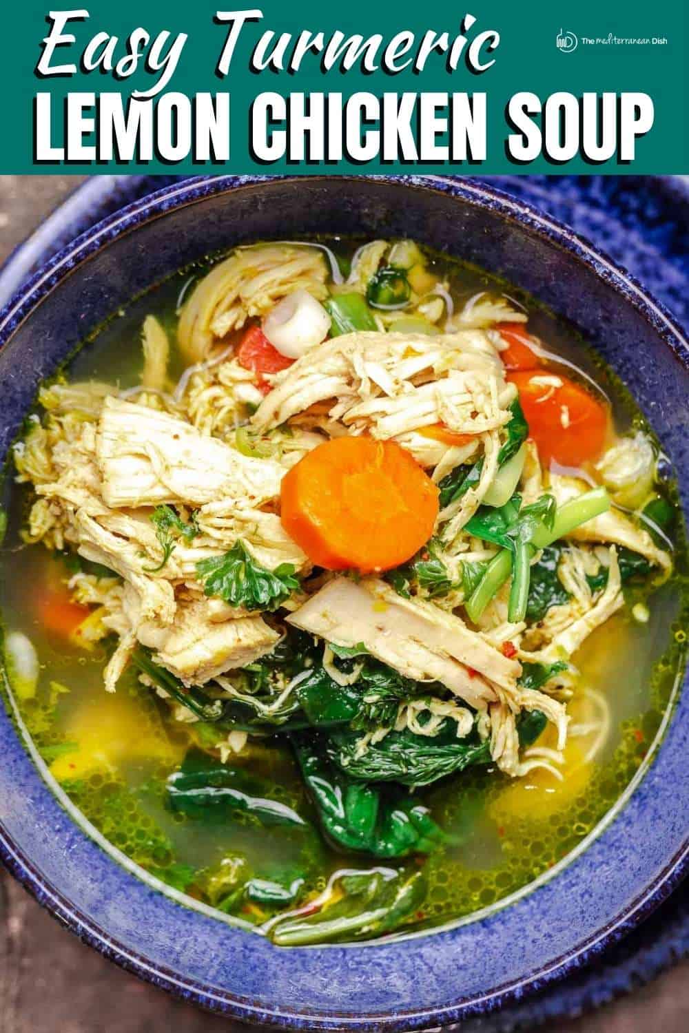 Turmeric Lemon Chicken Soup (You'll Make it on REPEAT!) The