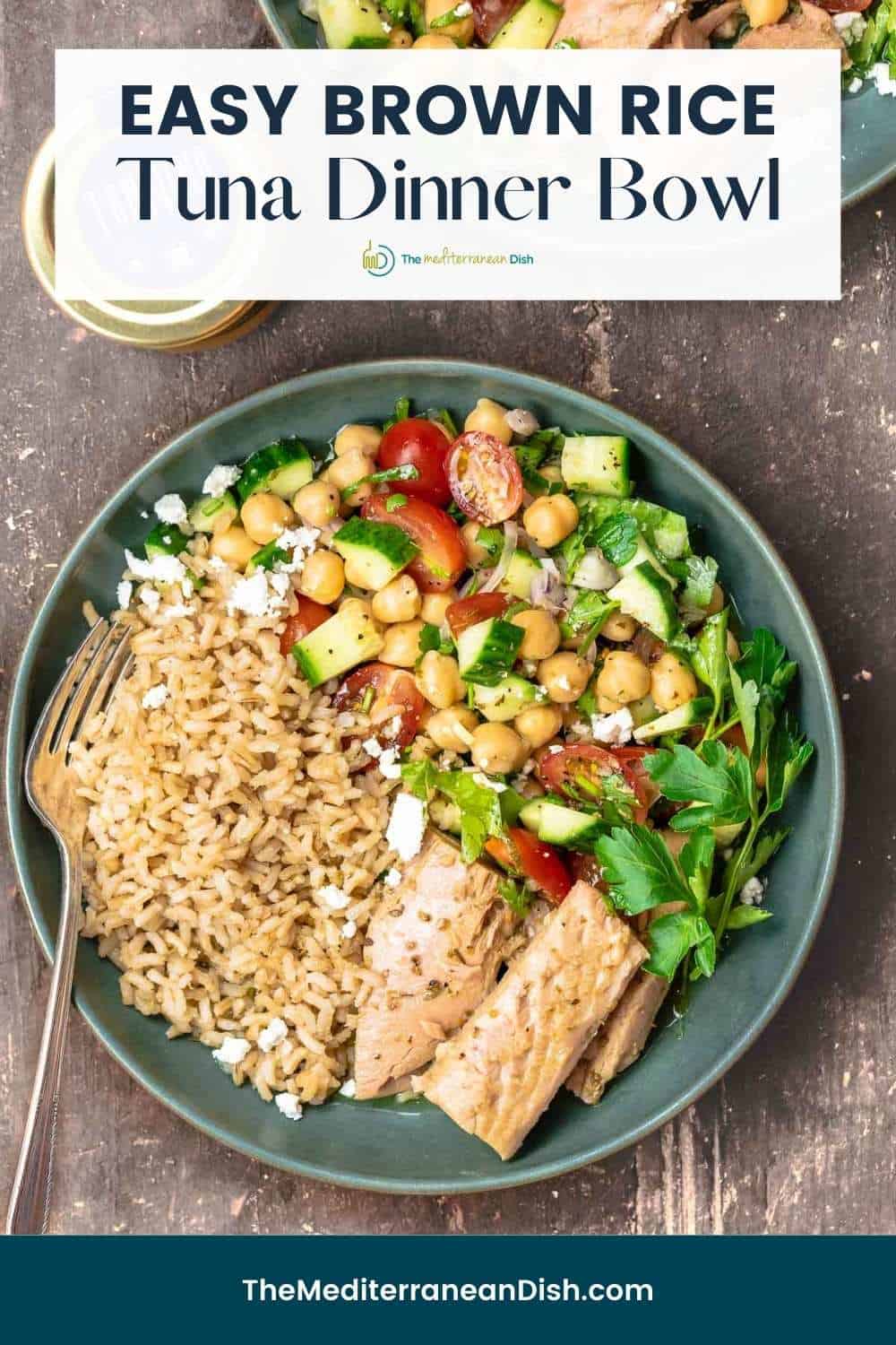 15-Minute Mediterranean Tuna Rice Bowls | The Mediterranean Dish