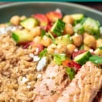 pin image 3 for pinterest featuring tuna dinner bowls