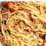 pin image 1 for pasta puttanesca