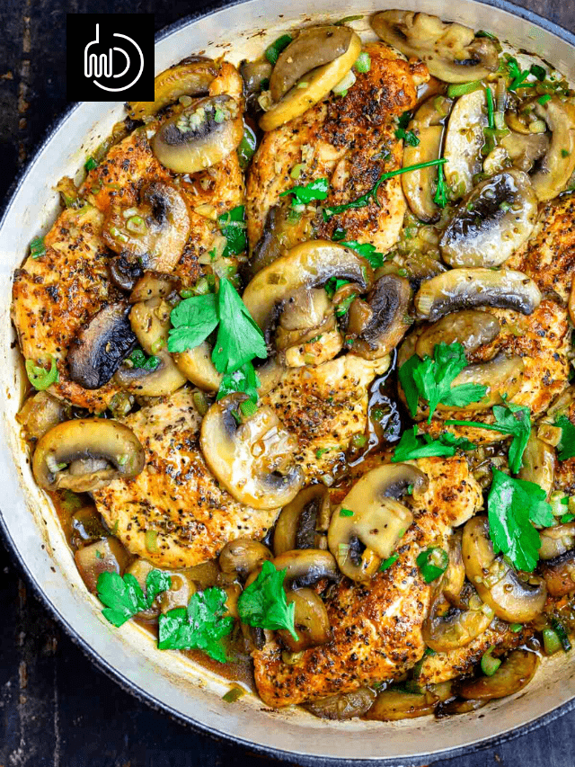 20-Minute Mushroom Chicken - The Mediterranean Dish