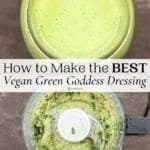 vegan green goddess dressing pin image 2