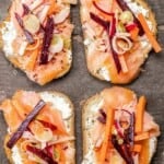 smoked salmon sandwich pin image 1