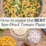 sun-dried tomato pasta pin image 2