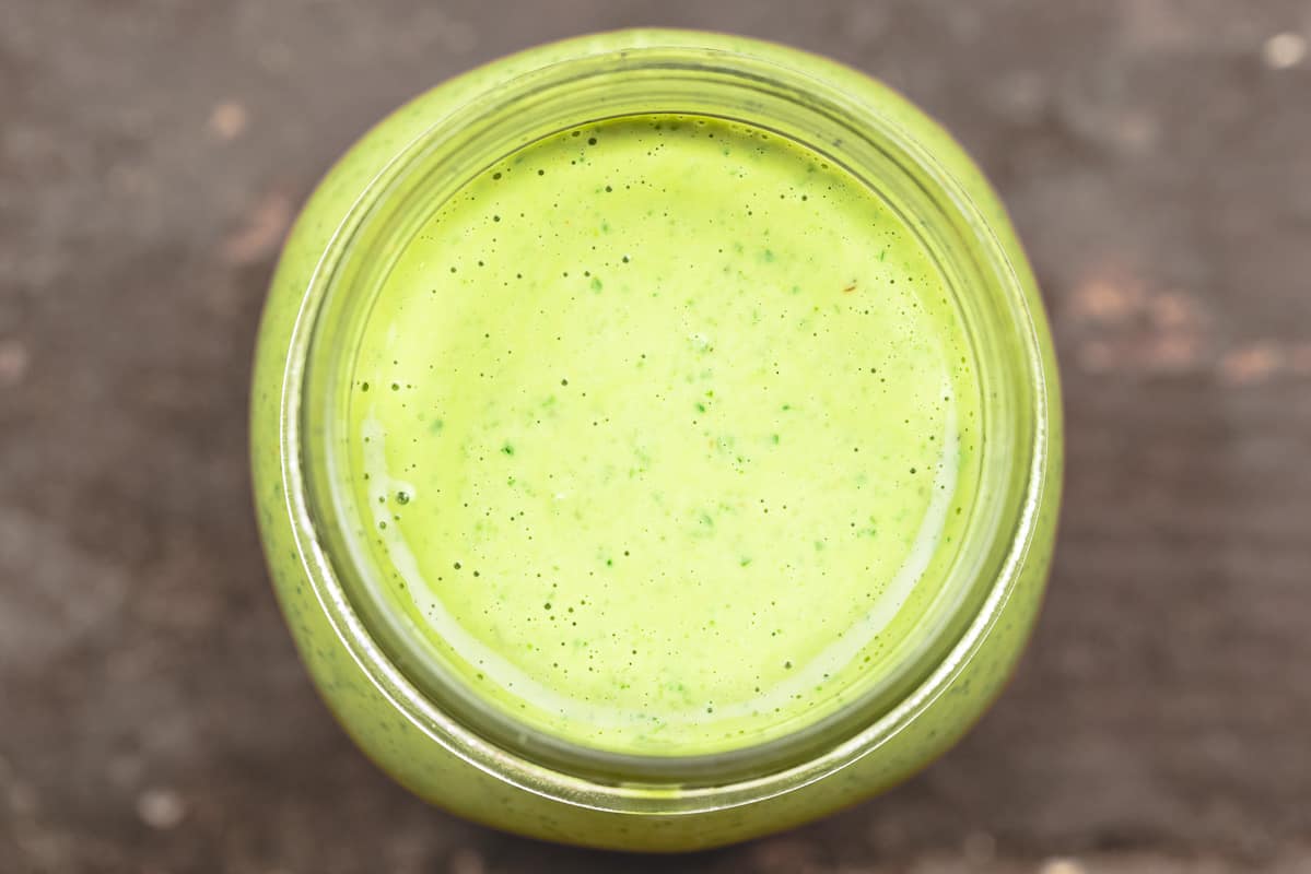 Easy Vegan Green Goddess Dressing - Cotter Crunch