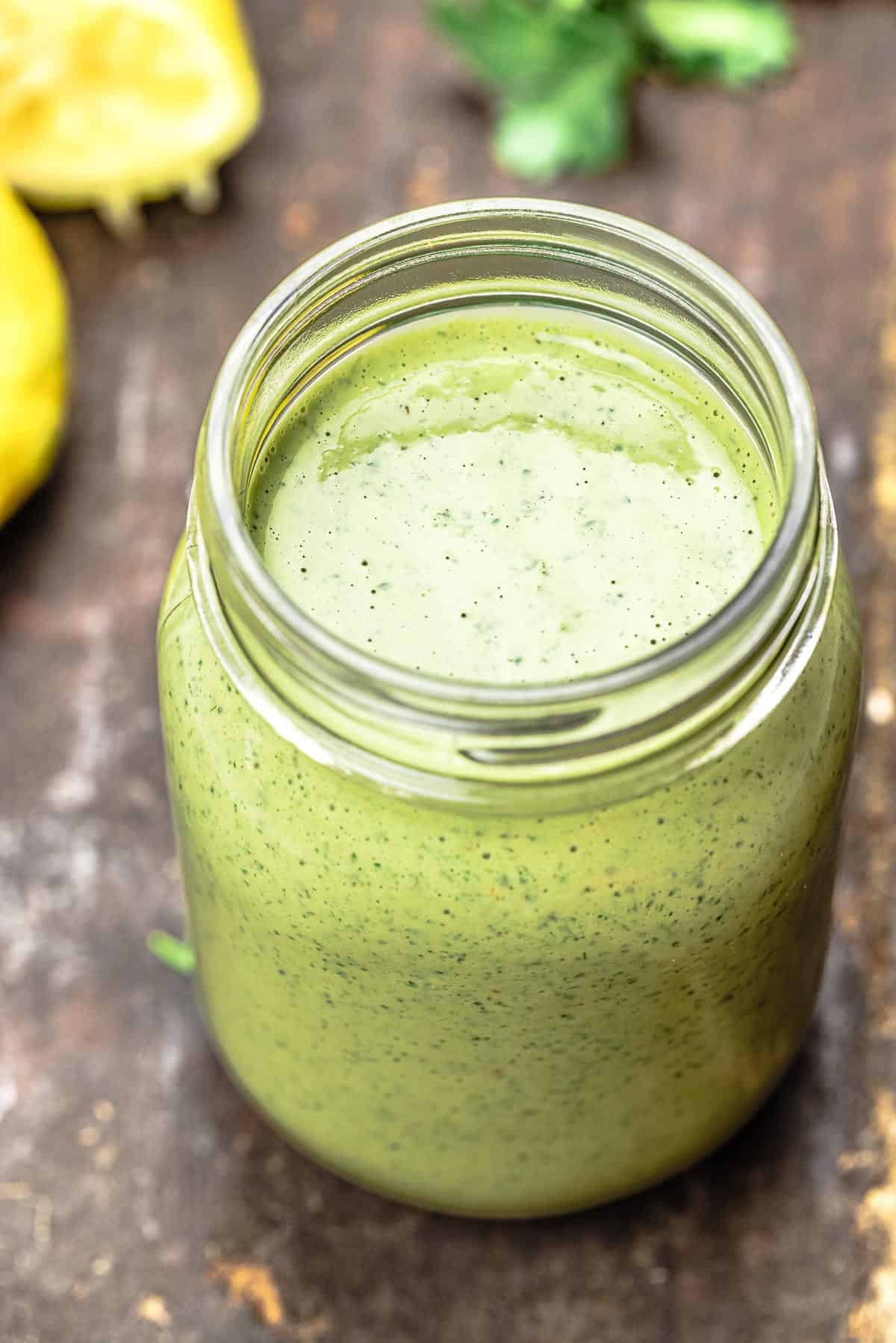 Vegan Green Goddess Dressing with Tahini