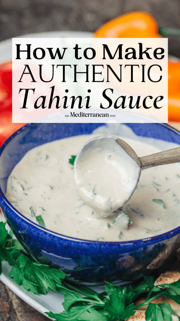 How to Make Tahini Sauce The Mediterranean Dish
