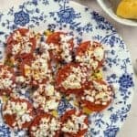 pin image 1 for Mediterranean-style tomato and feta appetizer