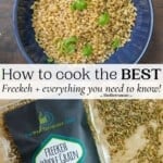pin image 2 for how to cook freekeh.