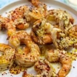 pin image 3 for garlic parmesan grilled shrimp.