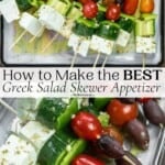 pin image 3 for Greek salad kabobs.