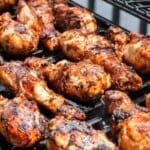 pin image 3 for how to grill chicken drumsticks.