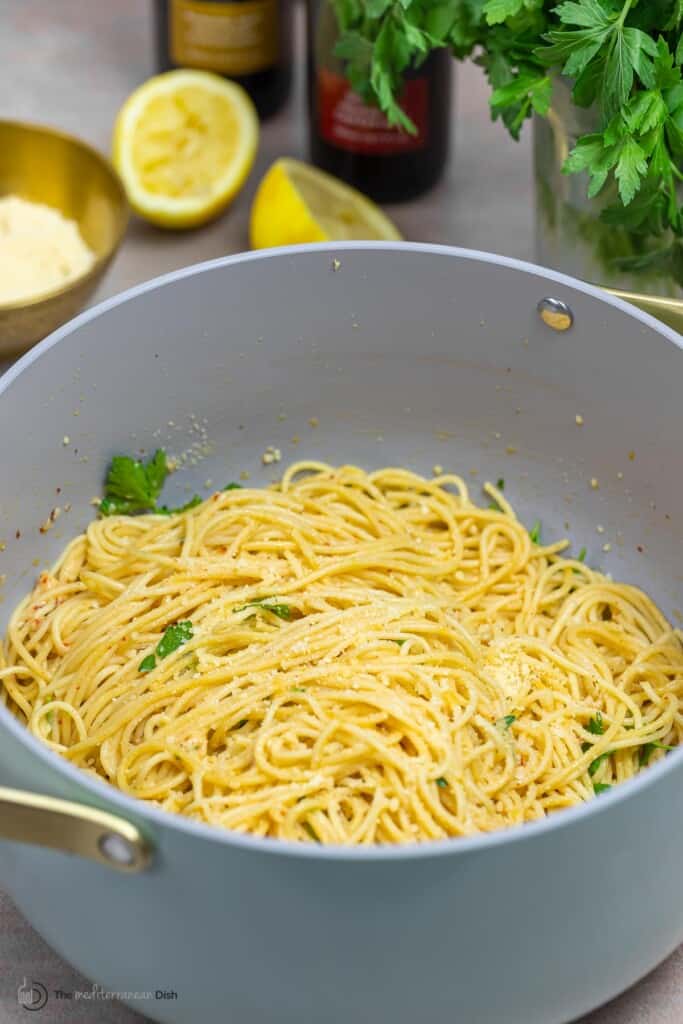 15Minute Lemon Pasta (No Cream or Butter!) The Mediterranean Dish