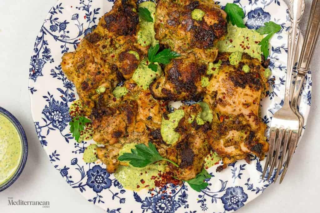 Easy Green Goddess Chicken Recipe (2 Ways) The Mediterranean Dish