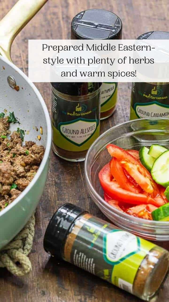 Kofta-Style Ground Beef Pita Sandwich - The Mediterranean Dish