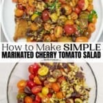 pin image 3 for cherry tomato salad recipe.