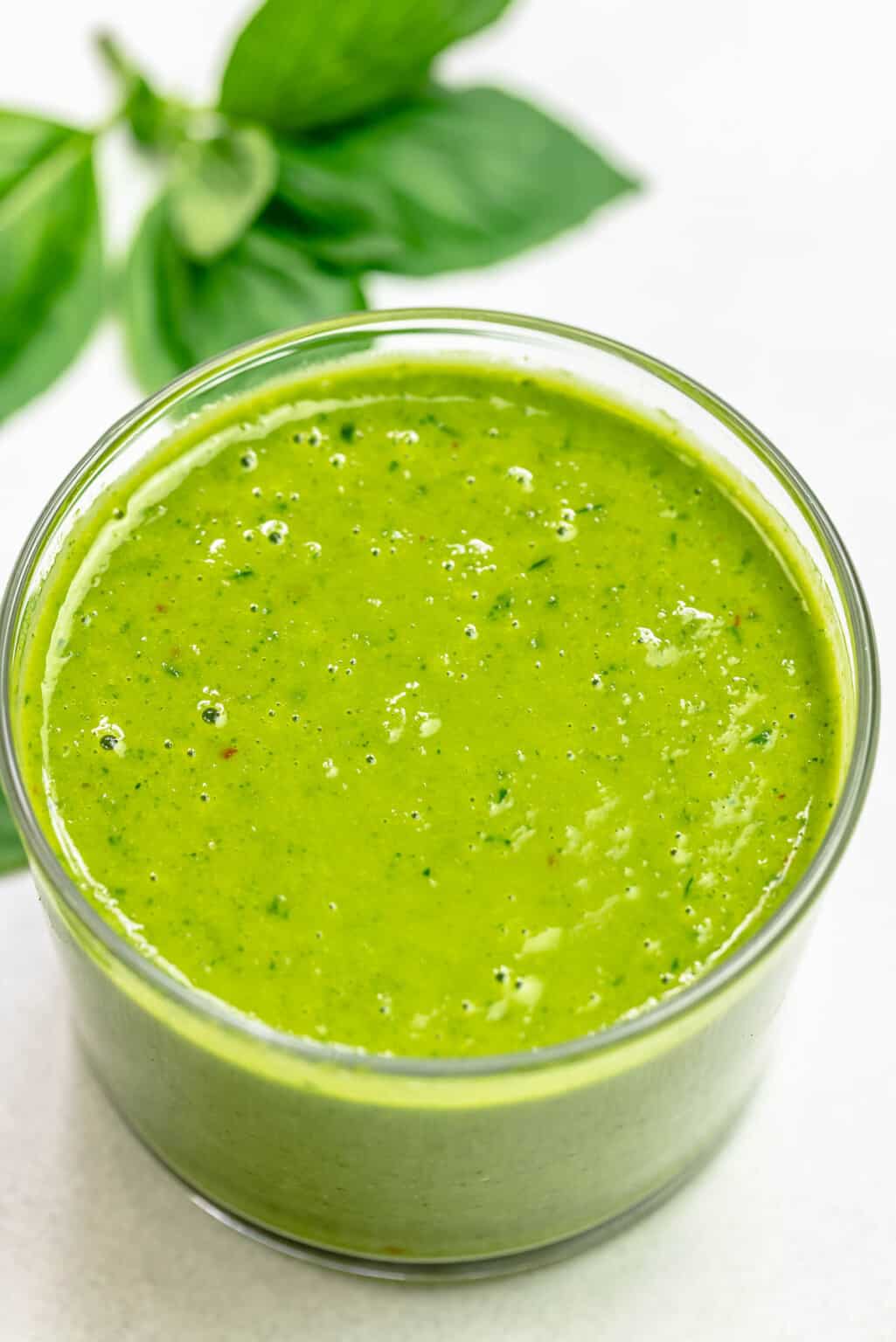 BEST Basil Vinaigrette The Mediterranean Dish