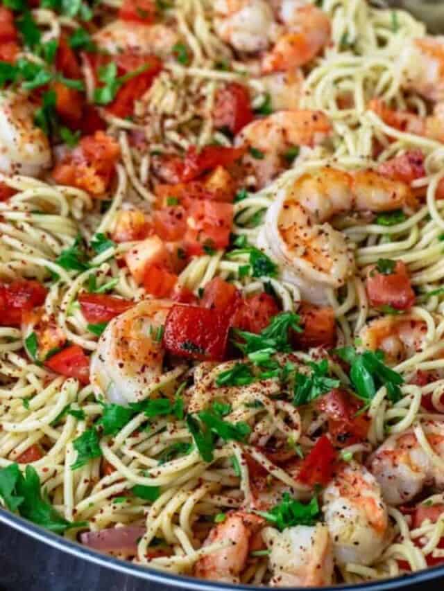 20-Minute Shrimp Pasta - The Mediterranean Dish