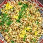 pin image 3 for how to cook pearl couscous.