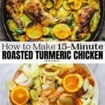 pin image 3 for turmeric roasted chicken.