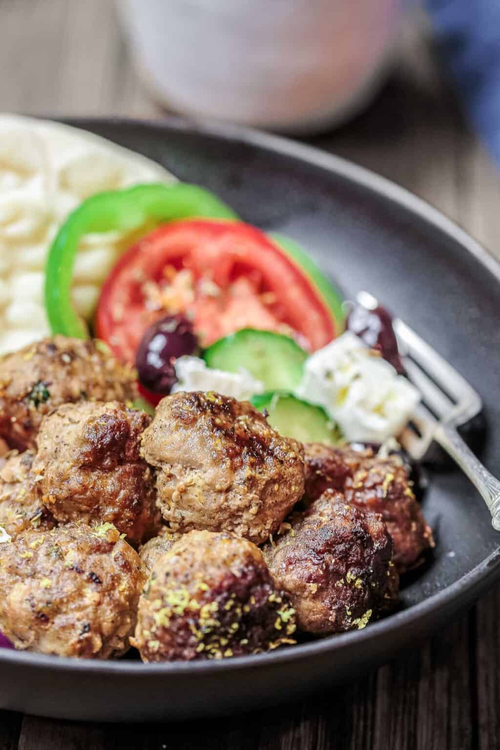 Greek Meatballs Recipe (Keftedes) The Mediterranean Dish