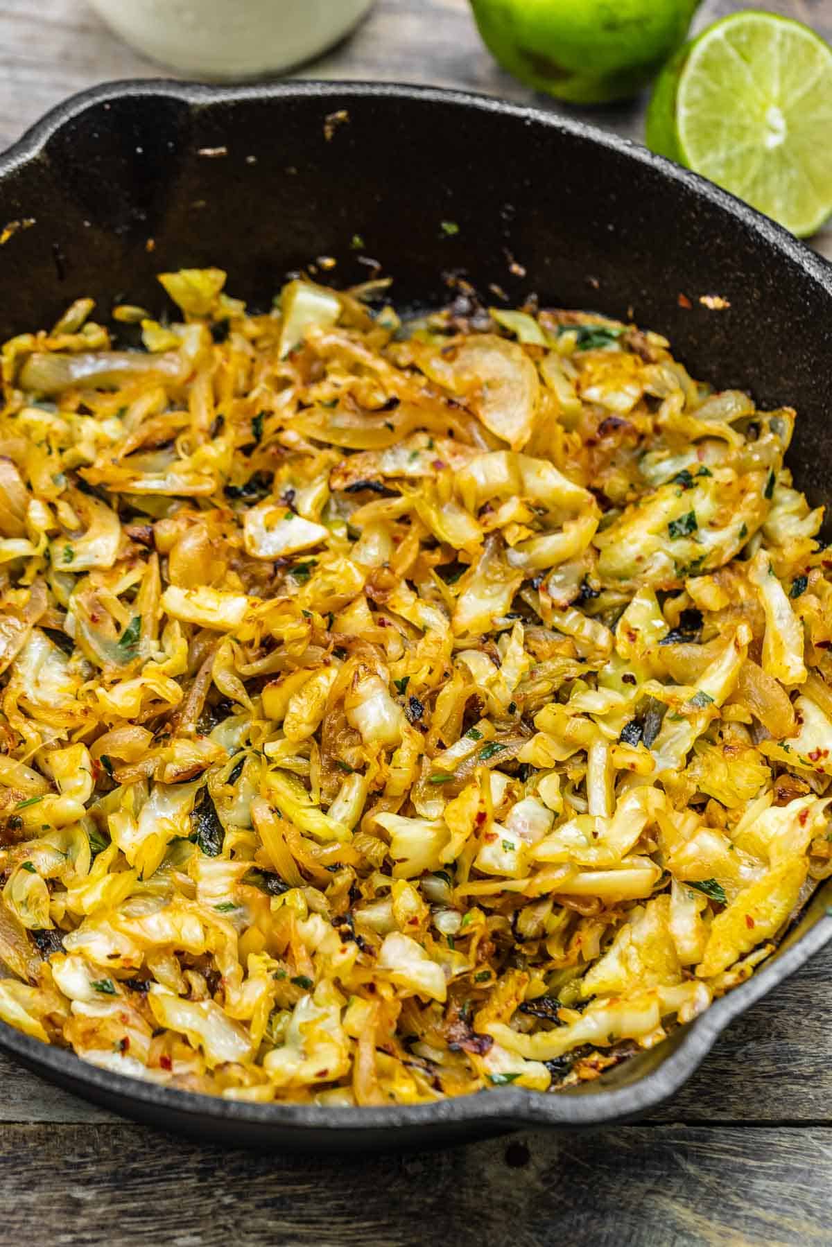 Easy Sautéed Cabbage Recipe The Mediterranean Dish