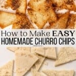 pin image 3 for churro pita chips.