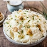 pin image 1 for roasted garlic mashed potatoes