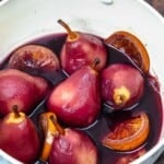 pin image 2 for poached pear recipe.