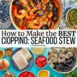 pin image 3 for cioppino seafood stew.