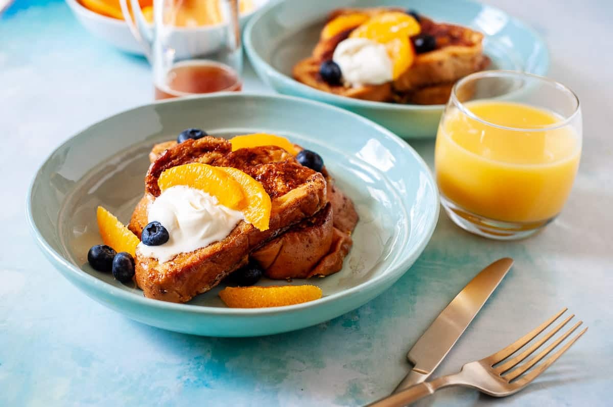 Challah French Toast | The Mediterranean Dish