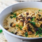 pin image 2 for cauliflower soup recipe.