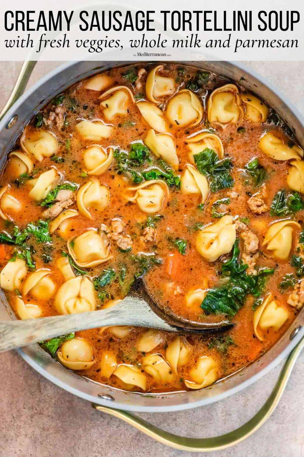 épinglez l’image 1 pour la soupe aux tortellinis.