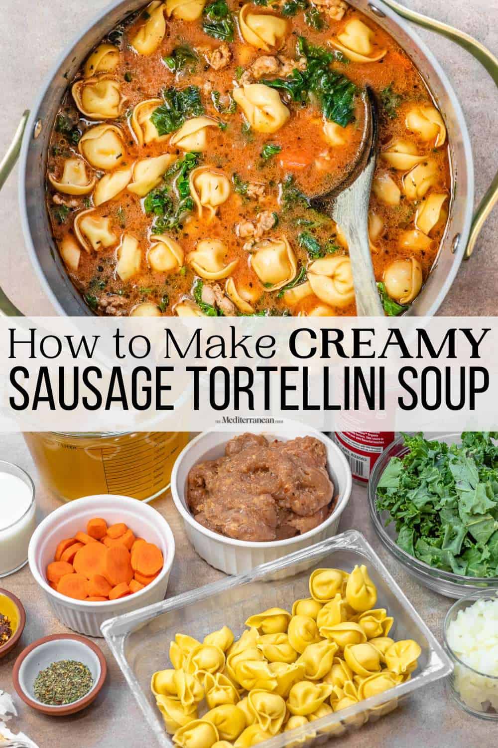 épinglez l’image 3 pour la soupe aux tortellinis.