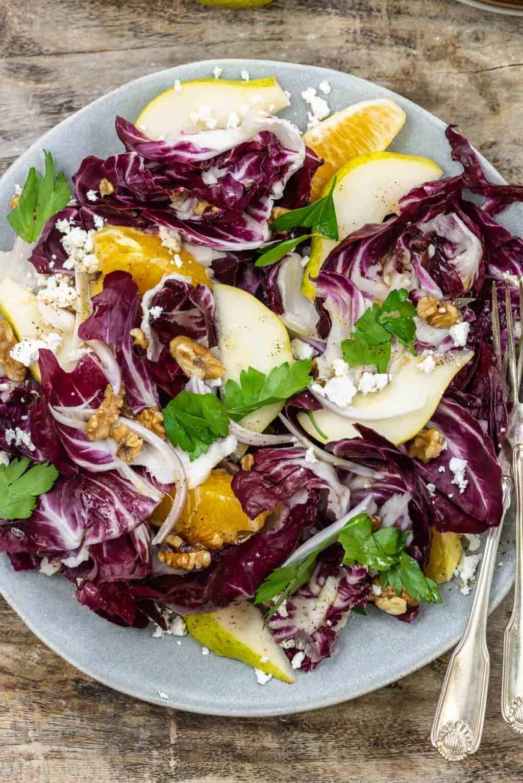 Radicchio Salad The Mediterranean Dish