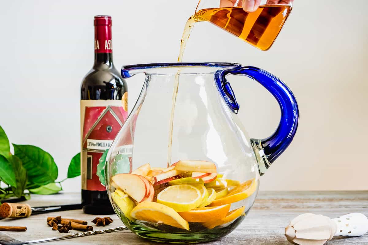 Red Wine Sangria Set with Pitcher