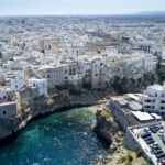 Aerial of polignano