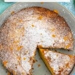 pin image 2 for orange cardamom olive oil cake.