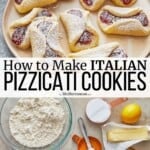 pin image 3 for Italian pizzicati cookies.