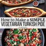 pin image 3 for vegetarian turkish pide.