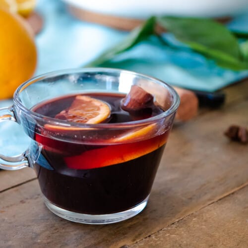 Make-Ahead Chilled Mulled Wine Punch Recipe