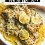 pin image 2 for lemon rosemary chicken.