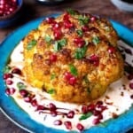 whole roasted cauliflower pin image 1.