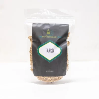 a pouch of farro from the mediterranean dish.