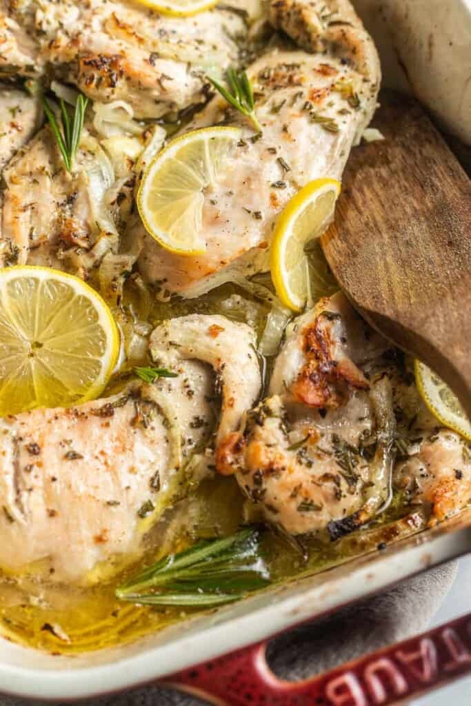 Lemon Rosemary Chicken The Mediterranean Dish