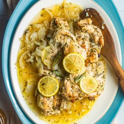 Lemon Rosemary Chicken The Mediterranean Dish